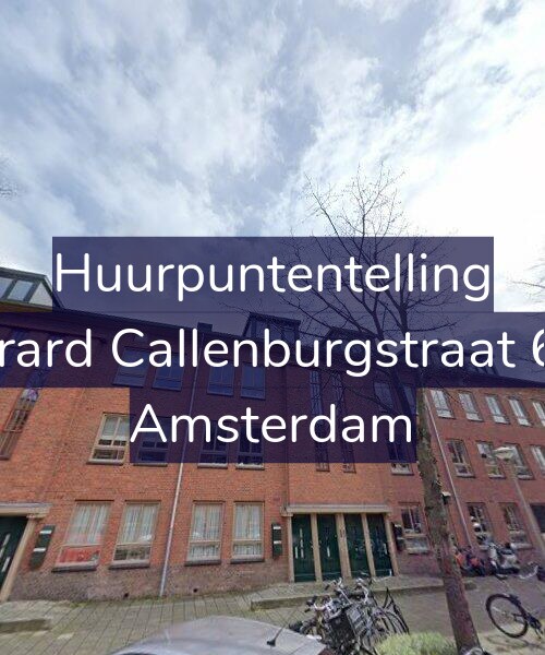 Foto gevel Huurpuntentelling voor Gerard Callenburgstraat 6-2, Amsterdam