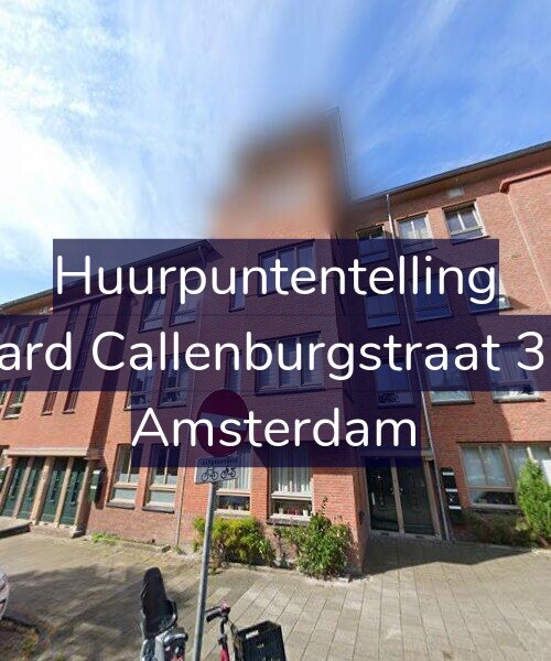 Foto gevel Huurpuntentelling voor Gerard Callenburgstraat 39-H, Amsterdam