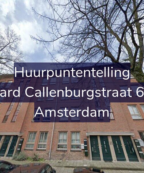 Foto gevel Huurpuntentelling voor Gerard Callenburgstraat 61-1, Amsterdam