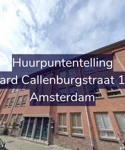 Foto gevel Huurpuntentelling voor Gerard Callenburgstraat 13-1, Amsterdam