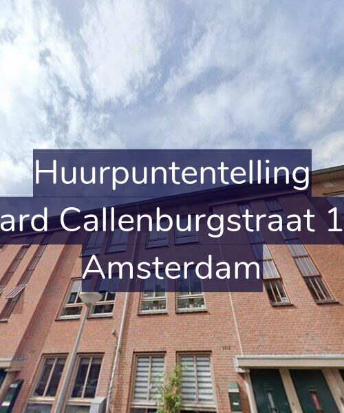Foto gevel Huurpuntentelling voor Gerard Callenburgstraat 11-2, Amsterdam