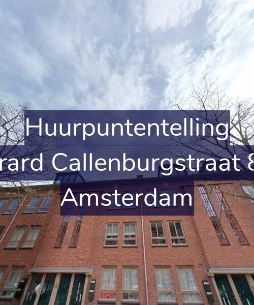 Foto gevel Huurpuntentelling voor Gerard Callenburgstraat 8-2, Amsterdam