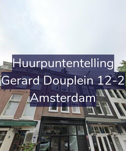 Foto gevel Huurpuntentelling voor Gerard Douplein 12-2, Amsterdam