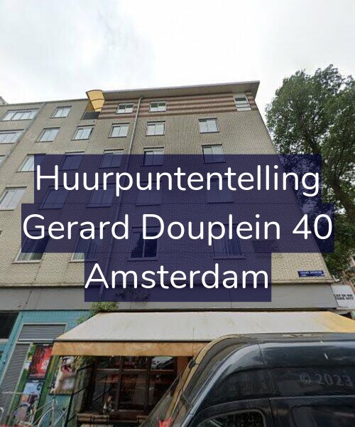Foto gevel Huurpuntentelling voor Gerard Douplein 40, Amsterdam