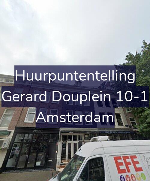 Foto gevel Huurpuntentelling voor Gerard Douplein 10-1, Amsterdam