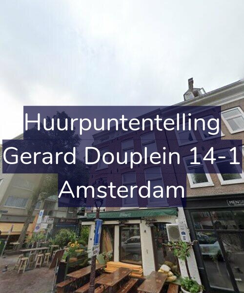 Foto gevel Huurpuntentelling voor Gerard Douplein 14-1, Amsterdam
