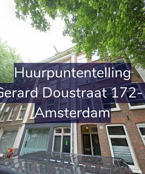 Foto gevel Huurpuntentelling voor Gerard Doustraat 172-1, Amsterdam