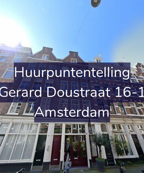 Foto gevel Huurpuntentelling voor Gerard Doustraat 16-1, Amsterdam