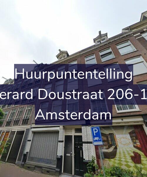 Foto gevel Huurpuntentelling voor Gerard Doustraat 206-1A, Amsterdam