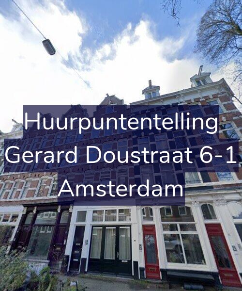 Foto gevel Huurpuntentelling voor Gerard Doustraat 6-1, Amsterdam