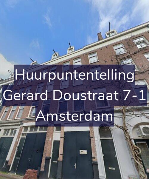 Foto gevel Huurpuntentelling voor Gerard Doustraat 7-1, Amsterdam