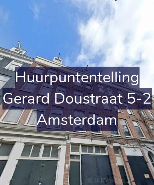 Foto gevel Huurpuntentelling voor Gerard Doustraat 5-2, Amsterdam