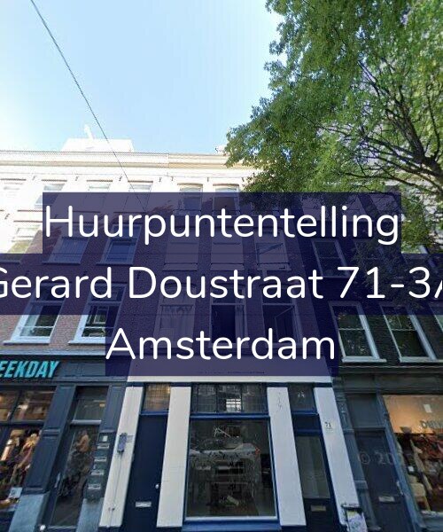 Foto gevel Huurpuntentelling voor Gerard Doustraat 71-3A, Amsterdam