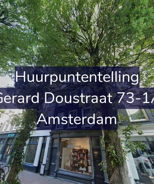 Foto gevel Huurpuntentelling voor Gerard Doustraat 73-1A, Amsterdam