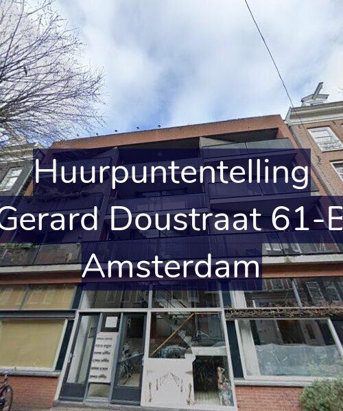 Foto gevel Huurpuntentelling voor Gerard Doustraat 61-B, Amsterdam