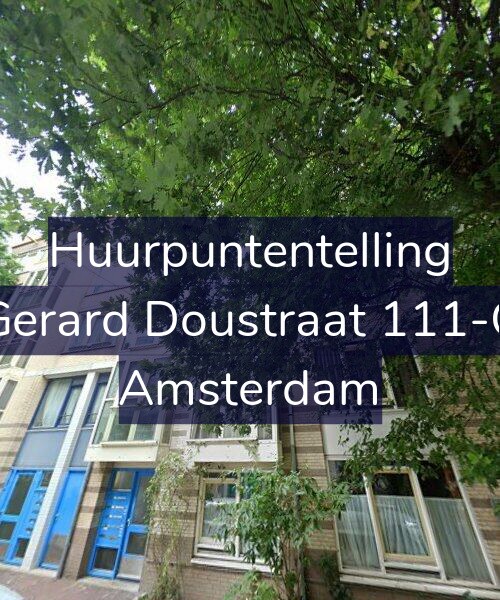 Foto gevel Huurpuntentelling voor Gerard Doustraat 111-C, Amsterdam