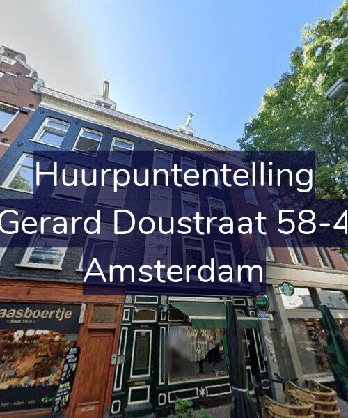 Foto gevel Huurpuntentelling voor Gerard Doustraat 58-4, Amsterdam