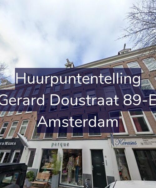 Foto gevel Huurpuntentelling voor Gerard Doustraat 89-B, Amsterdam