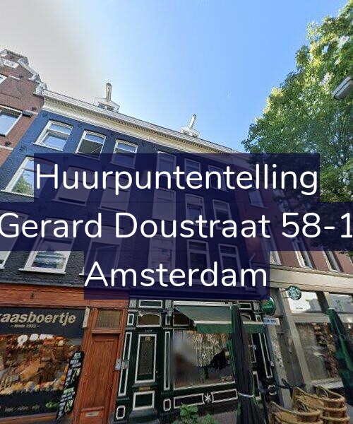 Foto gevel Huurpuntentelling voor Gerard Doustraat 58-1, Amsterdam
