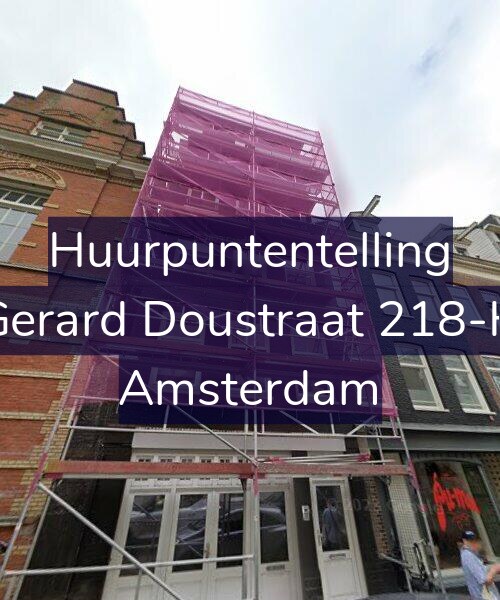 Foto gevel Huurpuntentelling voor Gerard Doustraat 218-H, Amsterdam