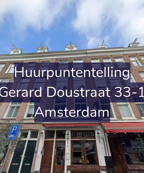 Foto gevel Huurpuntentelling voor Gerard Doustraat 33-1, Amsterdam