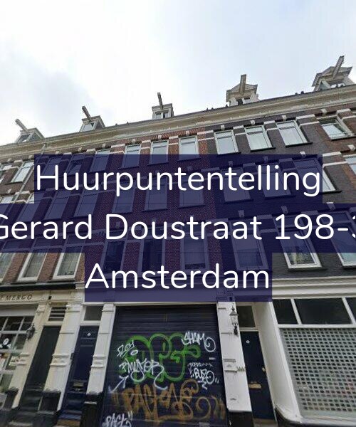 Foto gevel Huurpuntentelling voor Gerard Doustraat 198-3, Amsterdam