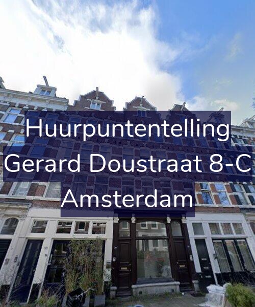 Foto gevel Huurpuntentelling voor Gerard Doustraat 8-C, Amsterdam