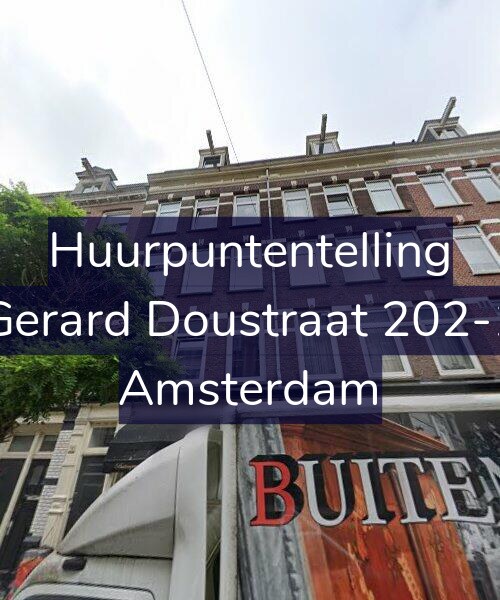 Foto gevel Huurpuntentelling voor Gerard Doustraat 202-1, Amsterdam