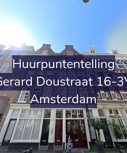 Foto gevel Huurpuntentelling voor Gerard Doustraat 16-3V, Amsterdam