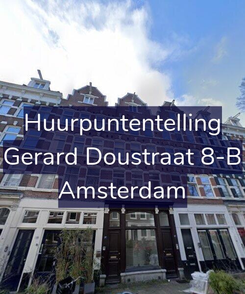 Foto gevel Huurpuntentelling voor Gerard Doustraat 8-B, Amsterdam