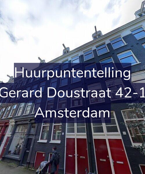 Foto gevel Huurpuntentelling voor Gerard Doustraat 42-1, Amsterdam