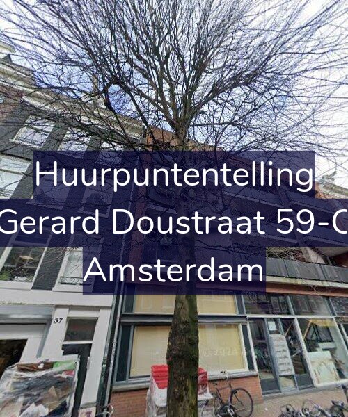 Foto gevel Huurpuntentelling voor Gerard Doustraat 59-C, Amsterdam