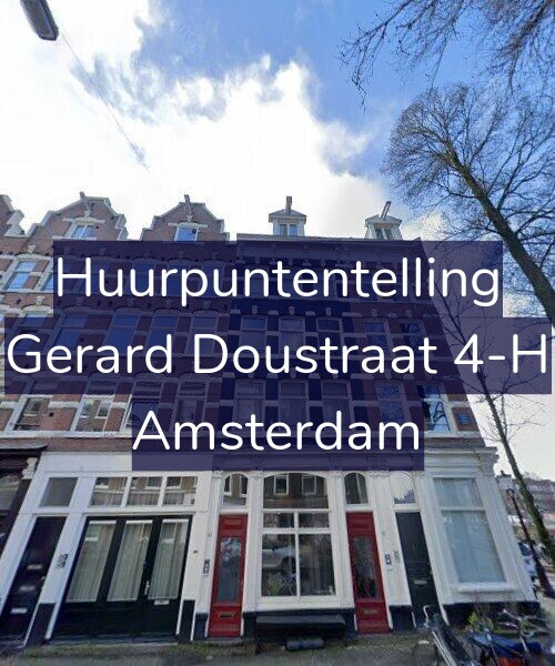 Foto gevel Huurpuntentelling voor Gerard Doustraat 4-H, Amsterdam