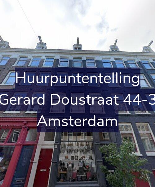 Foto gevel Huurpuntentelling voor Gerard Doustraat 44-3, Amsterdam