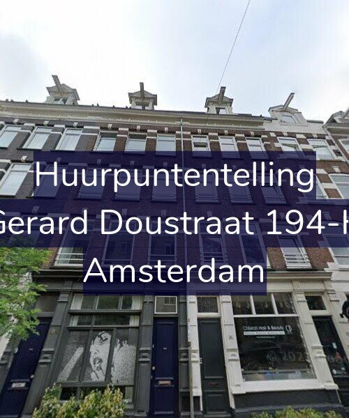Foto gevel Huurpuntentelling voor Gerard Doustraat 194-H, Amsterdam