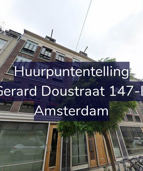 Foto gevel Huurpuntentelling voor Gerard Doustraat 147-B, Amsterdam