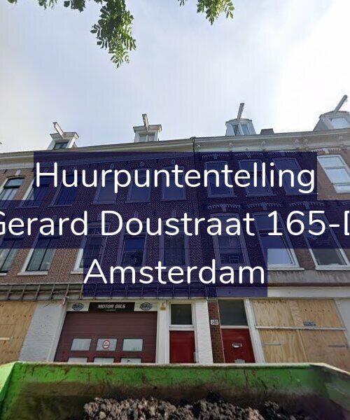 Foto gevel Huurpuntentelling voor Gerard Doustraat 165-D, Amsterdam
