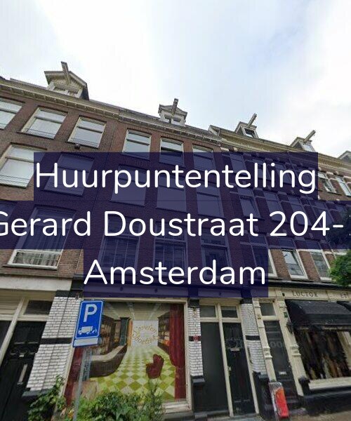 Foto gevel Huurpuntentelling voor Gerard Doustraat 204-1, Amsterdam