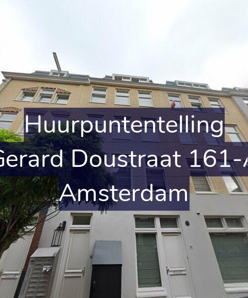 Foto gevel Huurpuntentelling voor Gerard Doustraat 161-A, Amsterdam