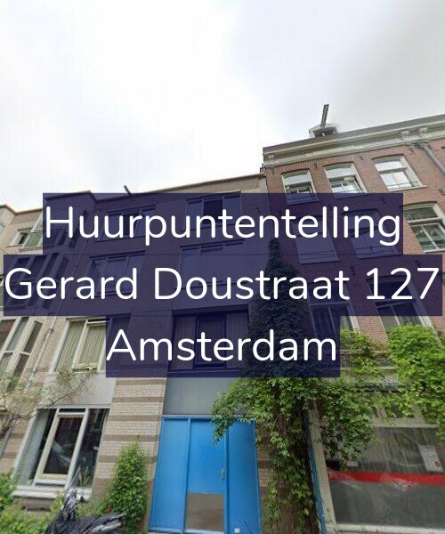 Foto gevel Huurpuntentelling voor Gerard Doustraat 127, Amsterdam