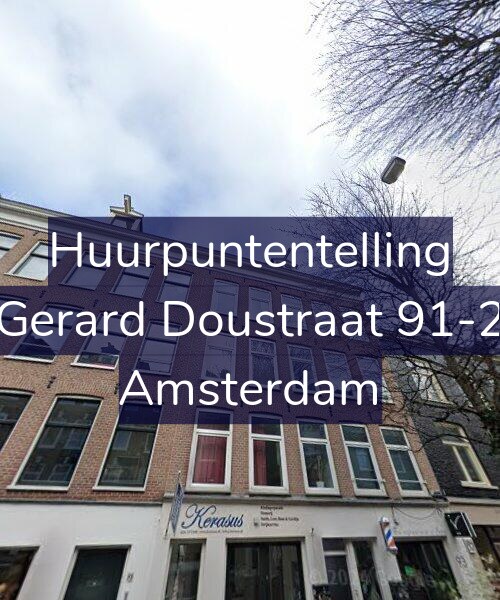 Foto gevel Huurpuntentelling voor Gerard Doustraat 91-2, Amsterdam