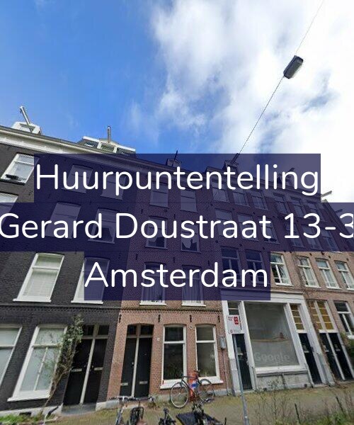 Foto gevel Huurpuntentelling voor Gerard Doustraat 13-3, Amsterdam
