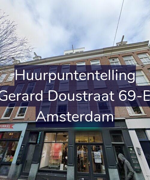 Foto gevel Huurpuntentelling voor Gerard Doustraat 69-B, Amsterdam
