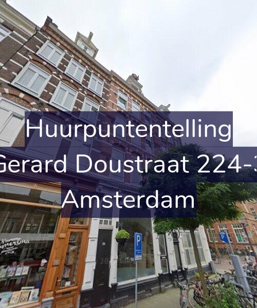 Foto gevel Huurpuntentelling voor Gerard Doustraat 224-3, Amsterdam