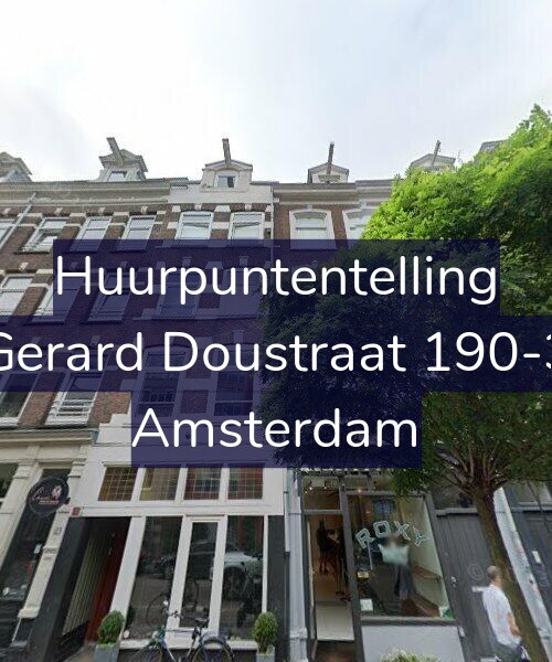 Foto gevel Huurpuntentelling voor Gerard Doustraat 190-3, Amsterdam
