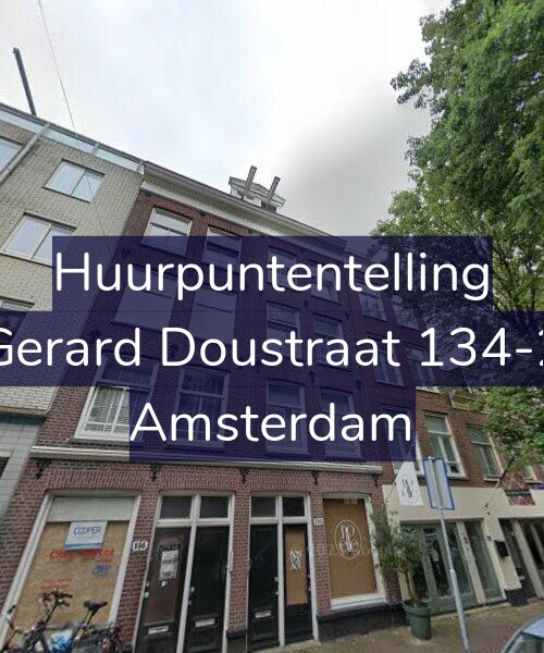 Foto gevel Huurpuntentelling voor Gerard Doustraat 134-2, Amsterdam