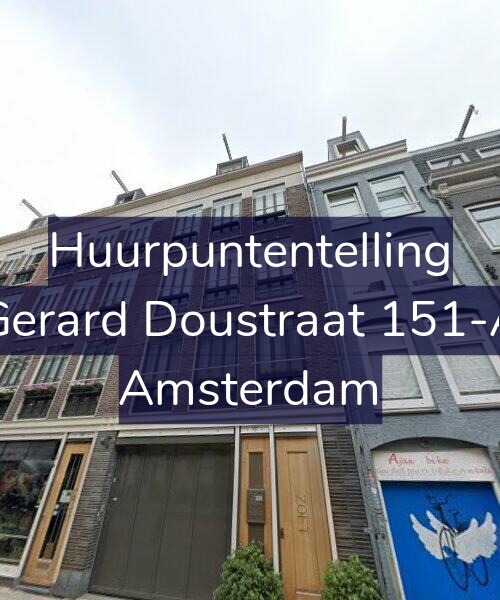 Foto gevel Huurpuntentelling voor Gerard Doustraat 151-A, Amsterdam
