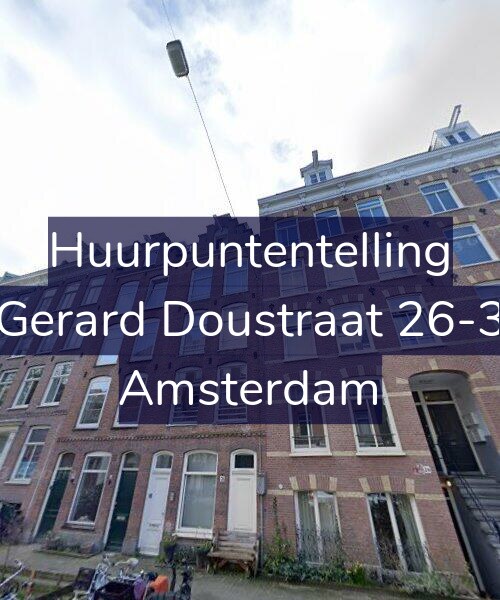 Foto gevel Huurpuntentelling voor Gerard Doustraat 26-3, Amsterdam