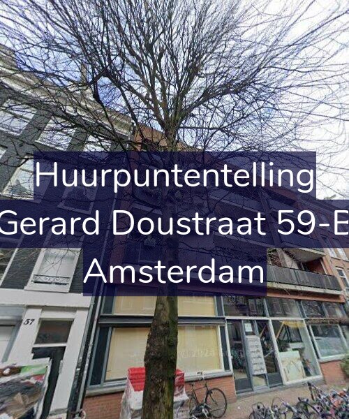 Foto gevel Huurpuntentelling voor Gerard Doustraat 59-B, Amsterdam