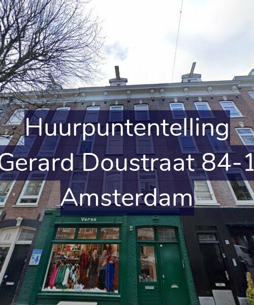 Foto gevel Huurpuntentelling voor Gerard Doustraat 84-1, Amsterdam